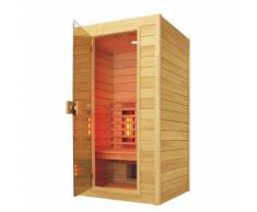Infrarotkabine Themos - mit Rotlichtstrahler - Für 2 Personen - 133 cm breit