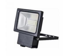 EEK A+, LED-Außenleuchte Strahler III 36-flammig - Grau Aluminium