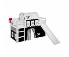 Spielbett JELLE Pirat Schwarz