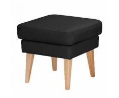 Polsterhocker Bucoli Strukturstoff - Anthrazit