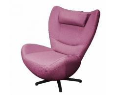 Drehsessel Tom Pure Webstoff - Stoff TBO37 lipstick pink