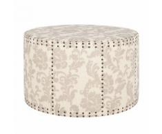 Polsterhocker Sherri - Taupe/Beige