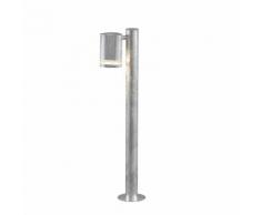 EEK A++, Halogen Wegeleuchte Modena - Stahl/Glas - 1-flammig