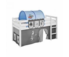Tunnel fuer Hochbett Spielbett Pirat-Blau