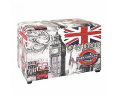 Sitztruhe Big Ben Vintage - Kunstleder