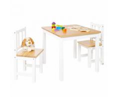 Kindersitzgruppe Fenna Kids (3-teilig) - Kiefer massiv - Kiefer / Weiß