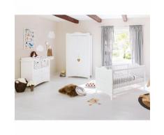 Babyzimmerset Florentina Kids I (3-teilig) - Weiß