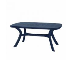 Gartentisch Kansas - Kunststoff - Blau