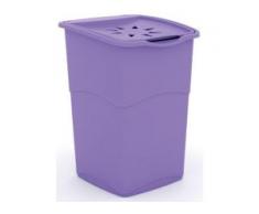 KIS Koral Basket Wäschebox, Maße: 38 x 37 x 53 cm, 47 l, Farbe: Hellviolett