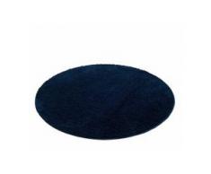 Gözze Rio Badteppiche rund, Ø 110 cm, Badematte aus 100% Polyester Mikrofaser, Farbe: dunkelblau