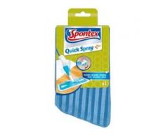 Spontex Quick Spray+ Ersatzpad für Bodenwischer, Mit integrierter Sprühvorrichtung, 1 Packung = 1 Stück