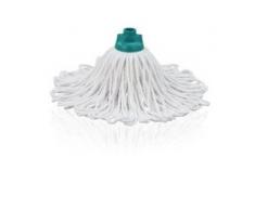 LEIFHEIT Classic Mop Ersatzkopf, Wischmop ideal für große Flächen, Treppen und Ecken , 1 Ersatzkopf cotton mit Universalgewinde