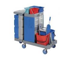 Meiko CARE car S7 Reinigungswagen, mit abschließbarem Stauraum, L x B x H 124,5 x 64 x 118 cm