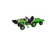 Trettraktor Jim-Loader mit Frontlader und Anhänger