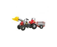 Trettraktor rollyJunior RT mit Frontlader und Anhänger