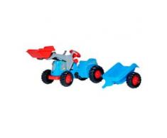 Trettraktor rollyKiddy Classic mit Frontlader und Anhänger