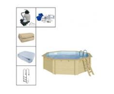 Trendline Holzpool-Set Rund 470 x 124 cm