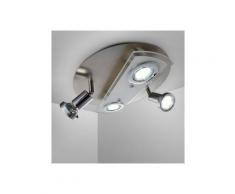 B.K.Licht LED Deckenspot »Orion«, LED Deckenleuchte rund Metall Glas Lampe Wohnzimmer Strahler inkl. 3W 350lm GU10