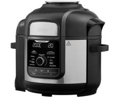 NINJA Multikocher OP500EU, 1760 W, 7,5 l Schüssel, Schnellkochen, Heißluft-Frittieren, Slow Cook, Grillen, Backen, Braten, Dämpfen, Dörren, Volumen 7,5 L