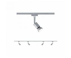 Paulmann LED Deckenleuchte »URail Set GU10 Pure II Chrom matt max. 4x10W«, Schienensystem
