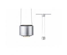 Paulmann LED Deckenleuchte »URail LED Pendel Aldan 1 flammig 1x13W Schwarz/Chrom matt dimmbar«, Schienensystem