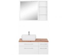HELD MÖBEL Badmöbel-Set »Davos«, (3-St), mit 2 Touch-LED-Einbauleuchten