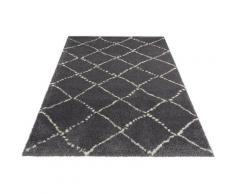 Hochflor-Teppich »Hash«, MINT RUGS, rechteckig, Höhe 35 mm, Rauten Design, Scandi Look, weicher Flor, Wohnzimmer, Schlafzimmer, Arbeitszimmer, Robust, Pflegeleicht