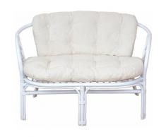 Home affaire Sitzbank, aus handgeflochtenem Rattan, mit Kissen