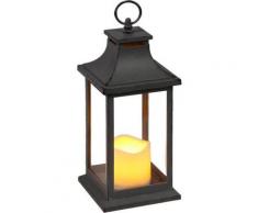 Home affaire Laterne, inkl. LED-Kerze, antikgrau