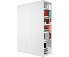 Müller SMALL LIVING Kleiderschrank »Modular Plus Variante 1« inklusive links oder rechts montierbarem Seitenregal