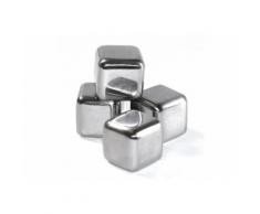 STONELINE Küchenhelfer-Set, (4-tlg), Edelstahl-Eiswürfel, wiederverwendbar
