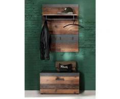 trendteam Garderoben-Set »Indy«, (Set, 2-St), bietet viel Stauraum