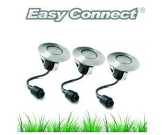 SPOT Light Gartenleuchte »Easy Connect«, Marke: CALI, EASY CONNECT 3 Einbaulichter DECK Ø 6 cm 1,2 W Weiß