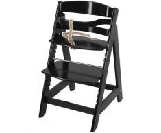 roba® Hochstuhl »Treppenhochstuhl Sit up III, schwarz«, aus Holz