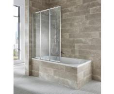 welltime Badewannenaufsatz »Nassau«, Einscheibensicherheitsglas, (3 tlg)