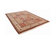 Orientteppich »Baktyari N«, THEKO, rechteckig, Höhe 12 mm, Flor aus 30% Seide, handgeknüpft, mit Fransen, ideal im Wohnzimmer & Schlafzimmer