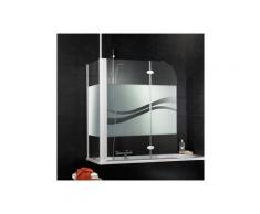 Schulte Badewannenaufsatz »Liane«, Sicherheitsglas, (2 tlg), Dekor liane