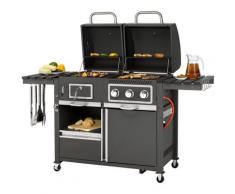Tepro Gasgrill »Kohle-Gas-Kombi Toronto«, BxTxH: 173x65x116,5 cm