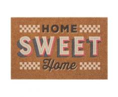Fußmatte »Home sweet Home bunt«, my home, rechteckig, Höhe 10 mm, Fussabstreifer, Fussabtreter, Schmutzfangläufer, Schmutzfangmatte, Schmutzfangteppich, Schmutzmatte, Türmatte, Türvorleger, mit Spruch, In- und Outdoor geeignet, Kokos-Optik