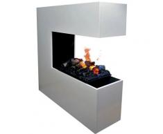 GLOW FIRE Elektrokamin »Schiller OMC 500 mit Holzdeck«, mit integriertem Knistersound/Knistereffekt