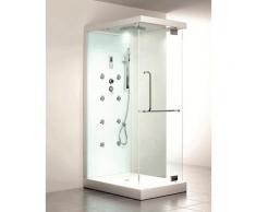 HOME DELUXE Dampfdusche »Design M«, BxT: 80x120 cm, Sicherheitsglas, 1-tlg., mit Radio und Dampfsauna