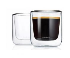 BLOMUS Thermoglas »NERO«, Glas, Doppelwandig, Inhalt 200 ml, 2-teilig