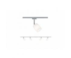 Paulmann Schienensystem-Sets »URail Set G9 Blossom Satin Chrom matt max. 4x10W Schienensystem«, 0,22 Zentimeter, (1-tlg)