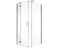 Schulte Eckdusche »Toura«, BxT: 80x80 cm, Einscheibensicherheitsglas, Höhe inklusive Stabilisationsbügel 2040 mm