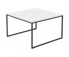 now! by hülsta Beistelltisch »CT 17«, quadratisch mit grauem Gestell, Höhe 43,4 cm