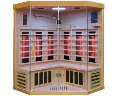 Dewello Infrarotkabine »Brandon«, BxTxH: 140 x 140 x 190 cm, 50 mm, für bis zu 3 Personen