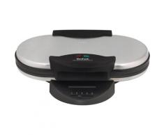 Tefal Waffeleisen WM311D, 1200 W, für 2 Herzwaffeln gleichzeitig, stufenloser Temperaturregler für Bräunung nach Wunsch, antihaftbeschichtete Platten, Teigauffang-Vorrichtung