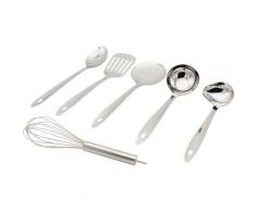Krüger Küchenhelfer-Set, (Set, 6-tlg), aus rostfreiem Edelstahl
