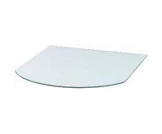Heathus Bodenschutzplatte, Halbrundbogen, BxT: 85 x 110 cm, transparent, für Kaminöfen