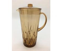 Q Squared NYC Gläser-Set, Kunststoff, (1 Karaffe, 3 GLäser), aus sicherem Material - TRITAN-Kunststoff, 2 Liter